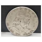 1951 Silver Franklin Half Dollar Coin