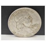 1963 D Silver Franklin Half Dollar Coin