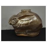 Carnival Glass Rabbit Bank