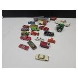 VTG Lot Of Metal Toy Cars, Buses +