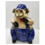 VTG Large Pig Bank 24" Chalkware