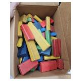 LArge Lot OF Wood Building Blocks
