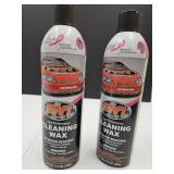 2 Full or Almost Full Cleaning Wax Car Care