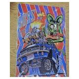 New Metal Rat Fink Mustang Sign