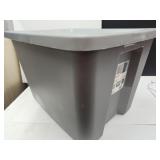 18 Gal  Gray Sterilite Storage Tote