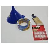Painters Tape, Paint Brush & Scotch Fasteners