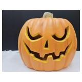 Large Light Up Halloween Pumpkin 21" w x 18" h