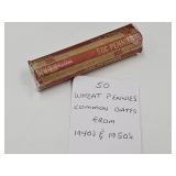 50 Wheat Pennies From 1940