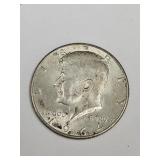 1964 Silver Kennedy Half Dollar Coin