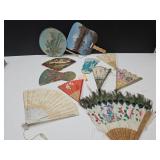 Lot Of VTG Hand Fans, South Whitely IN +