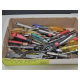 Lot of Screwdrivers, Nut Driver & Hand Held Tools