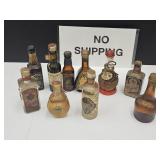 Lot Of VTG ADV Liquor Bottles NO SHIPPING Jack D +