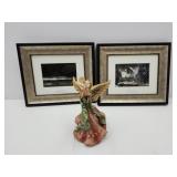 VTG Angel Christmas Tree Topper & Ansel Adams Pics