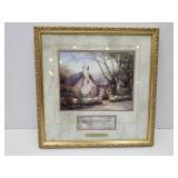 Morning Glory Cottage by Thomas Kincade14 x 14"