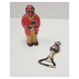 VTG Black Americana Shaker & Bottle Opener