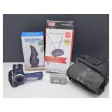 Sony Handycam & 2 Antennas