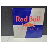 Metal RED BULL Sign 10 x 10"