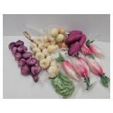 Decorative Food; Garlic, Potatoes, Eggs, Onion +