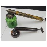 2 Vintage Bug Sprayers W Glass Jars