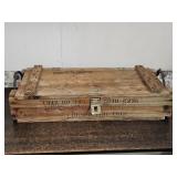 Wood Ammo Crate  30 x 13  x7"