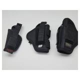 3 Softside Gun Holsters