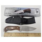 NIB Bush Hog Knife W Sheath