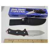 NIB Seal Team Fighter Knife W Sheath