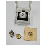 USMC EPG Gold Size 11 & Military Pins