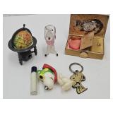 VTG Compact, Snoopy, Pencil Sharpener & Mini Globe