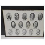 Muncie Super Attendant School Framed 33 x 23"