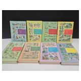 VTG Set Of Through Golden Windows & 8 Books