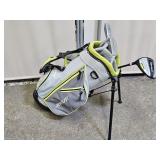 Childs Top Flite Golf Clubs & Bag  LEFT Handed