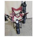 2 Folding Travel Chairs & Puzzle Mat Kit