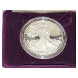 1987 Silver Eagle 1 OZ  Dollar  Proof Coin