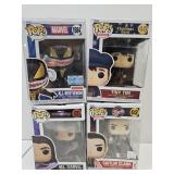 4 Funko Pops