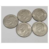 5 Ike Dollar Coins