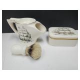 Hoffritz Japan Shaving Brush & Mug w Lenox Box