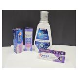 3 Crest 3D White Toothpaste & 32 Oz Mouth Wash