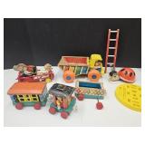 VTG Fishier Price Toys, Lady Bug, Dump Truck +