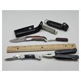 3 Pocket Knives & Multi Tool