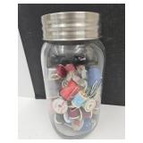 1 Gallon Ball Jar W Spool Threads