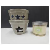 Scented Candle Lemon Sage & Candle Warmer