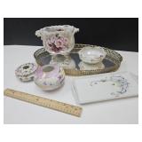 Large Dresser Tray 19" L, T&V France Dish, No. Pot