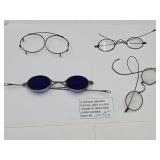 4 Antique Glasses Frames
