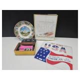Kodak Tourist 2 Camera & Americana License Plates+
