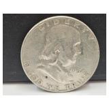 1954 Silver Franklin Half Dollar Coin