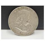1963 D Silver Franklin Half Dollar Coin