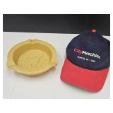 Political Ashtray Ray Bliss- Tiny Nic & MUNCIE Hat