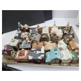 Large Lot of Small Christmas Village Houses