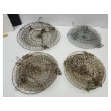 4 VTg Fruit & Veggie Metal Baskets